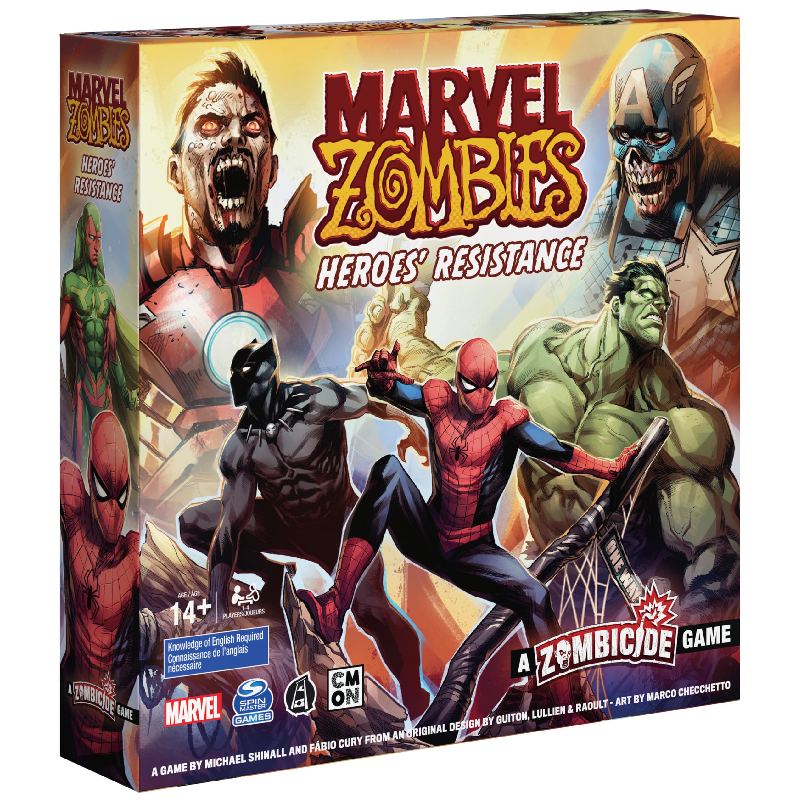 Foto 2 pulgar | Juego De Mesa Spin Master Games Marvel Zombies: Heroes' Resistance - Venta Internacional.