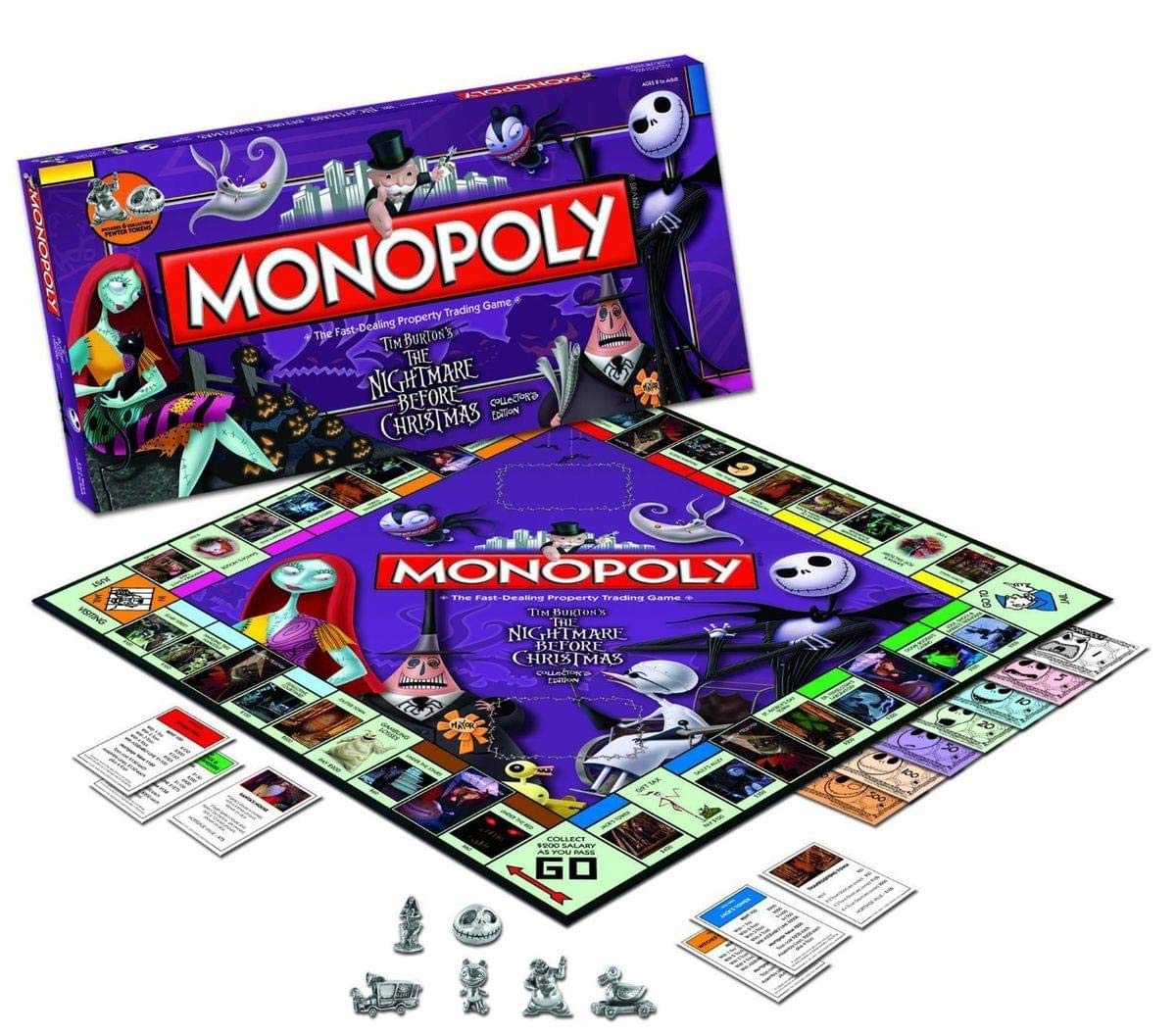 Foto 3 pulgar | Juego De Mesa Usaopoly The Nightmare Before Christmas Monopoly - Venta Internacional.