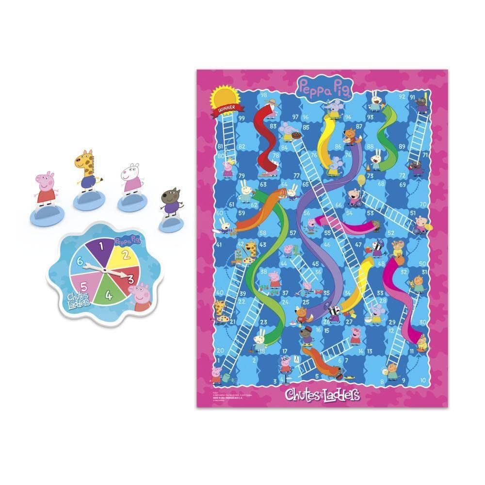 Foto 3 pulgar | Juego De Mesa Hasbro Gaming Chutes And Ladders Peppa Pig Kids 3+ - Venta Internacional.