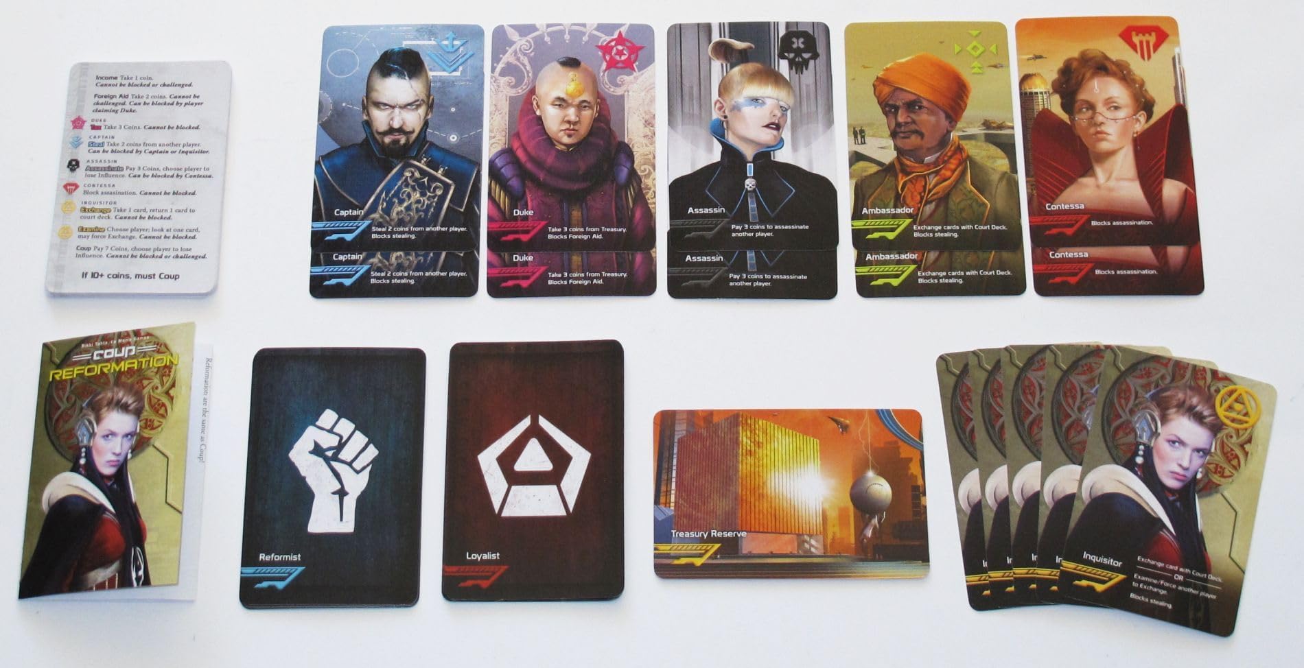 Foto 4 pulgar | Juego De Cartas Expansion Coup Reformation 2a Ed. Estrategia 10+ - Venta Internacional.