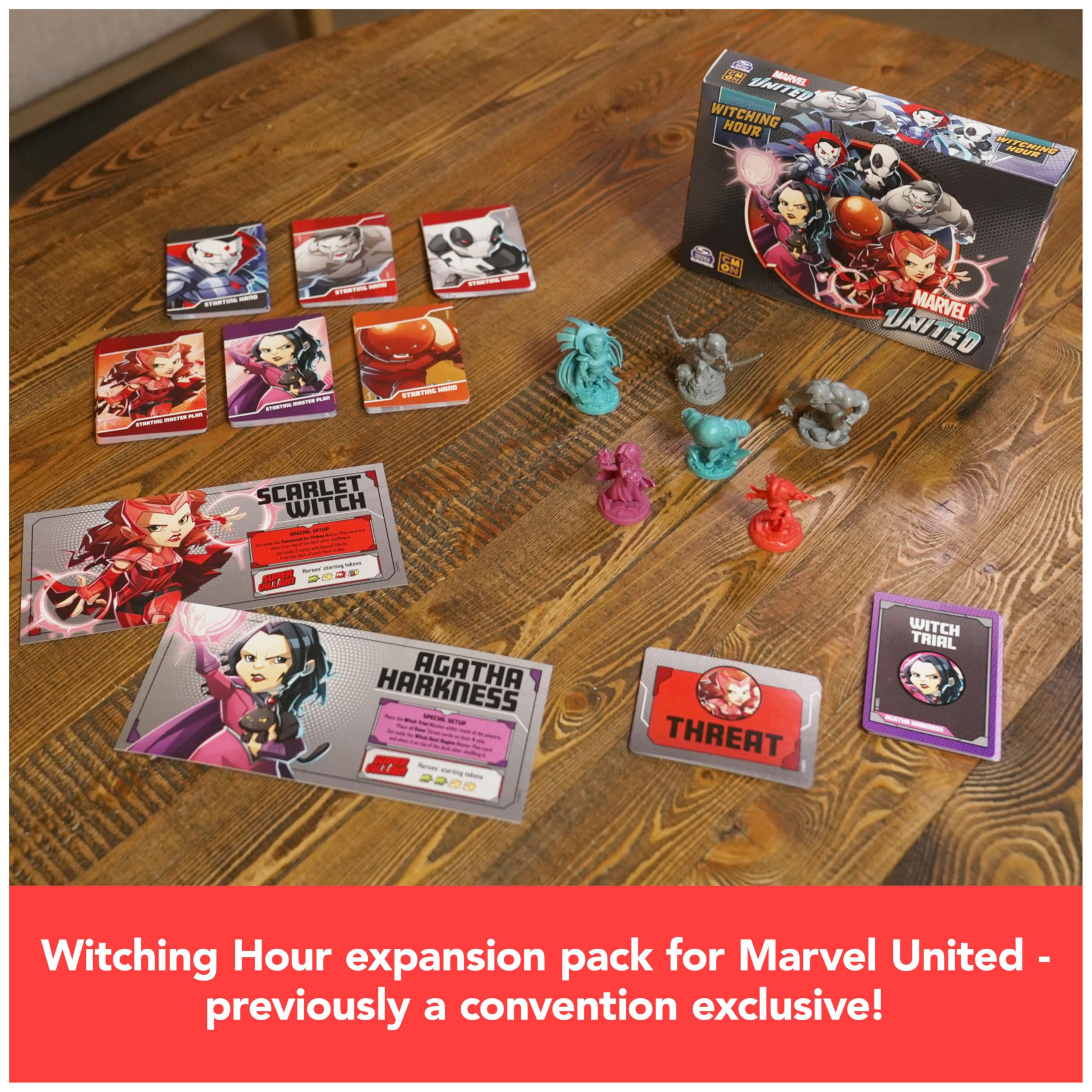 Foto 3 pulgar | Juego De Mesa Spin Master Games Marvel United Witching Hour - Venta Internacional.