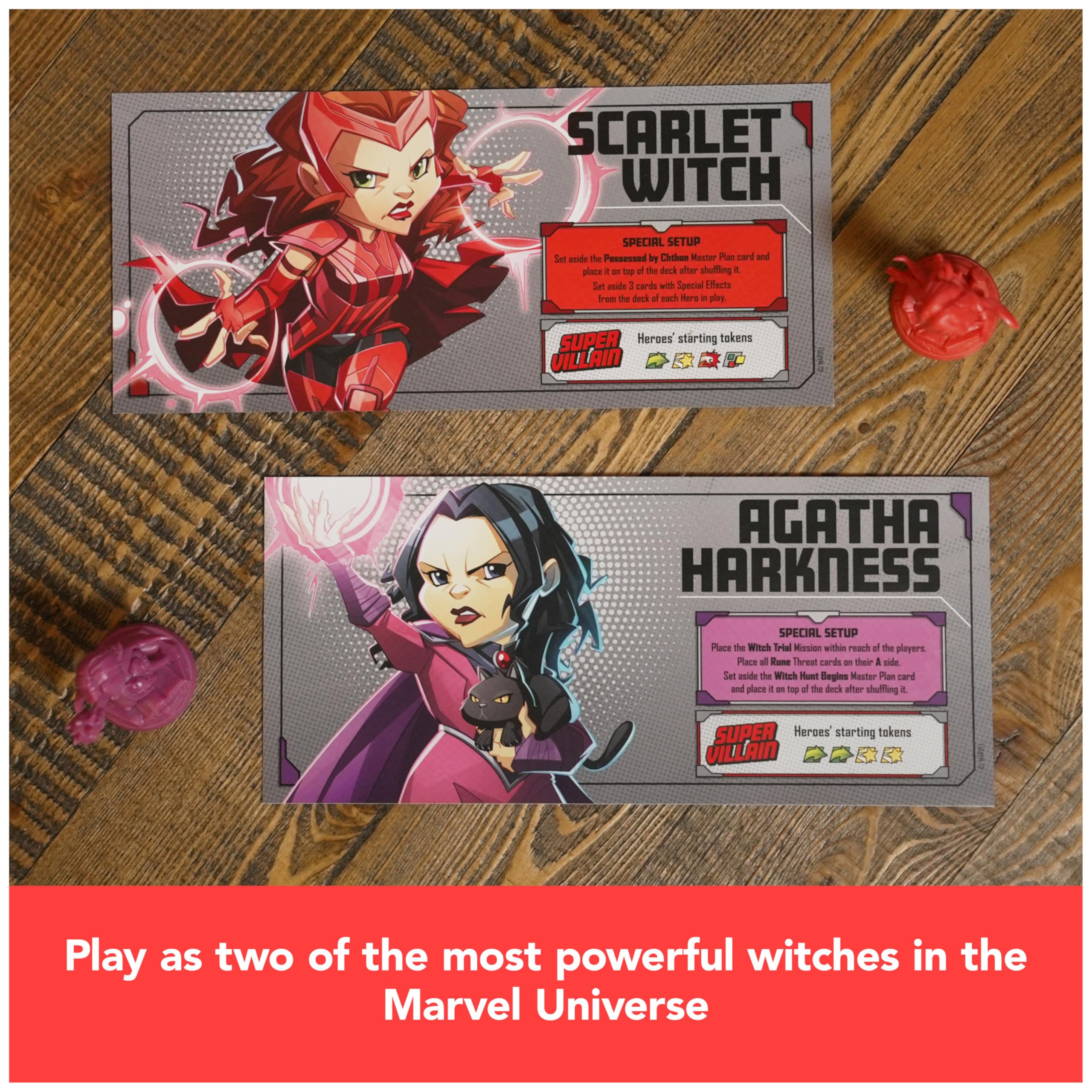 Foto 4 pulgar | Juego De Mesa Spin Master Games Marvel United Witching Hour - Venta Internacional.