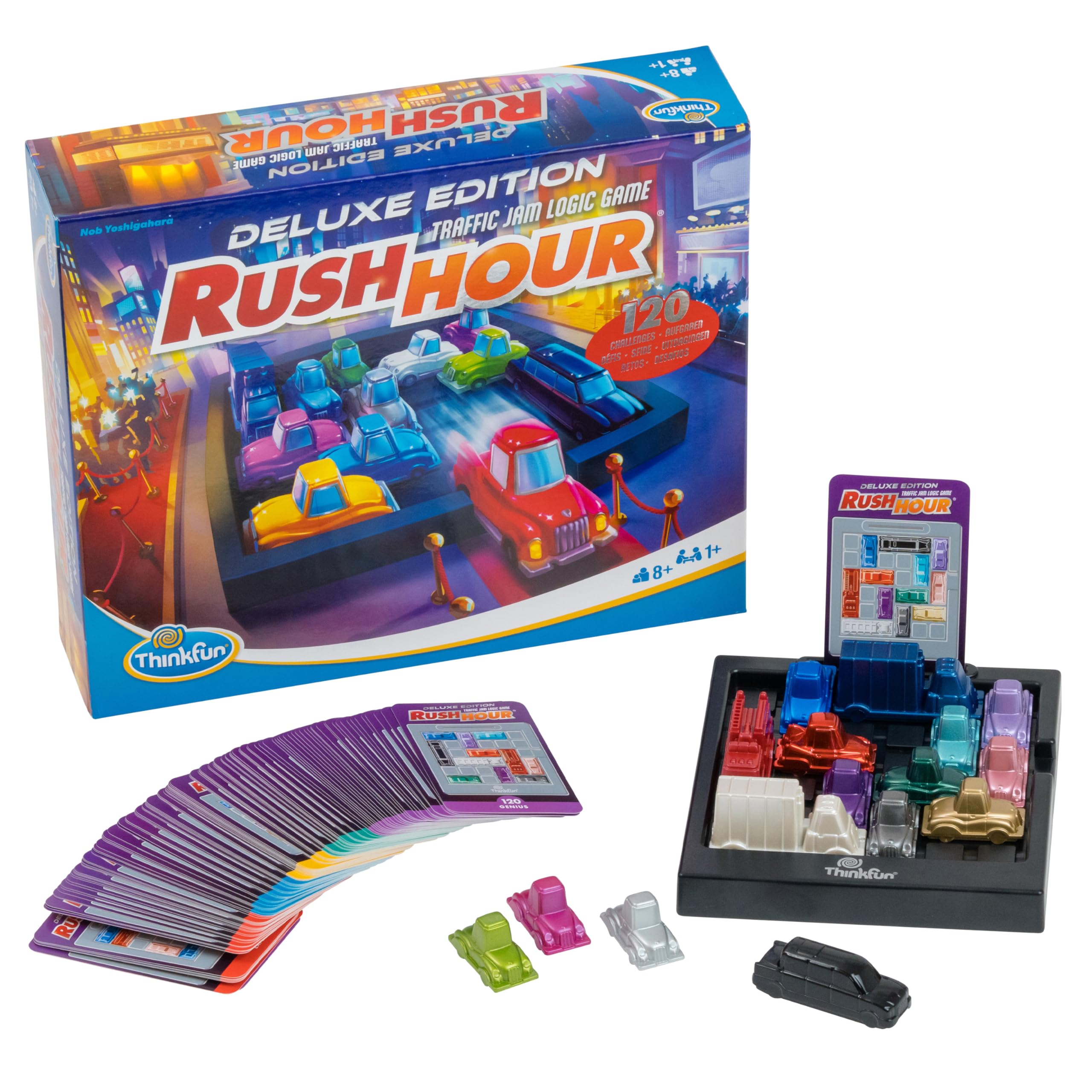 Foto 2 pulgar | Juego De Lógica Thinkfun Rush Hour Deluxe Con Edición De Coleccionista - Venta Internacional.