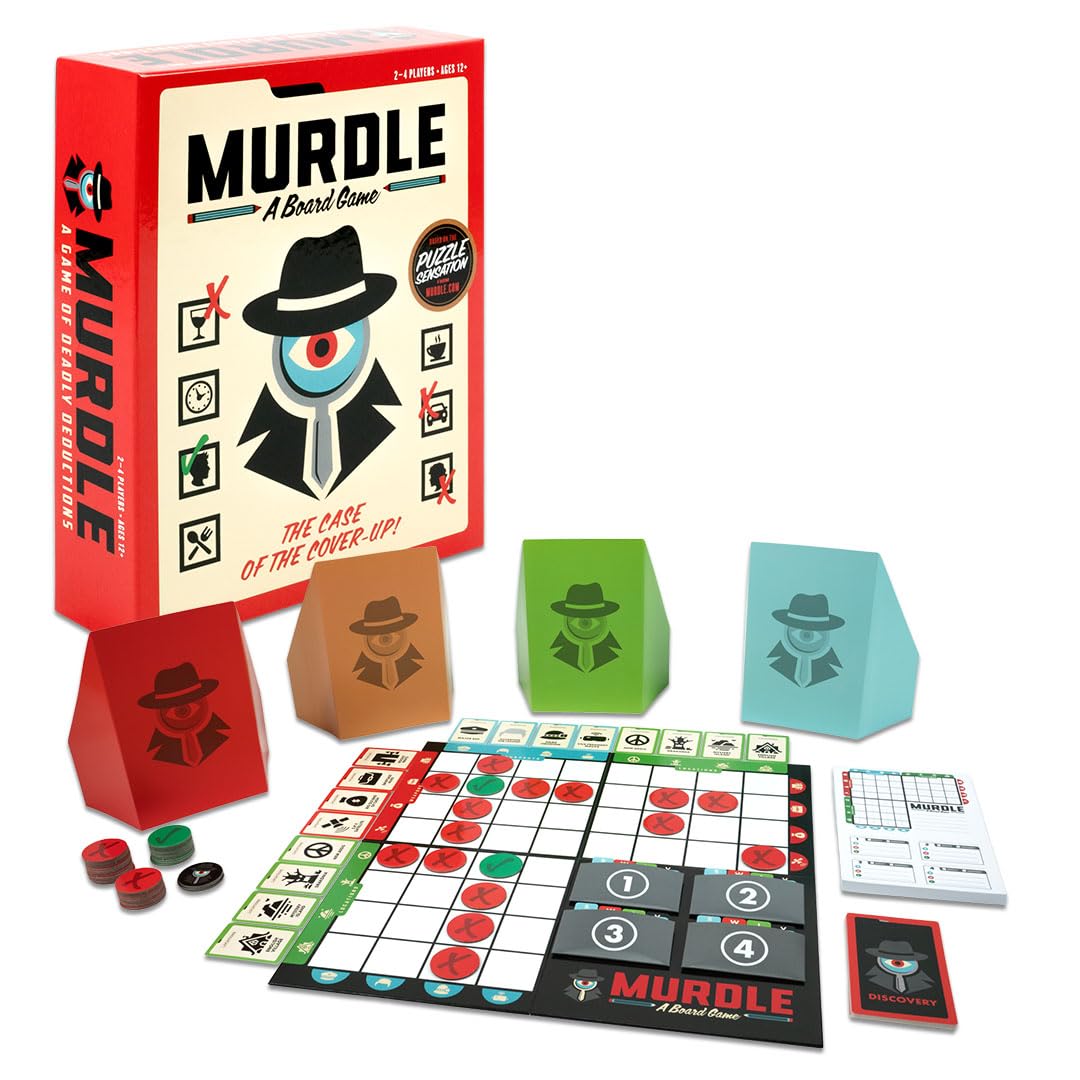 Foto 2 pulgar | Juego De Mesa Endless Games Murdle Murder Mystery 2-4 Jugadores - Venta Internacional.