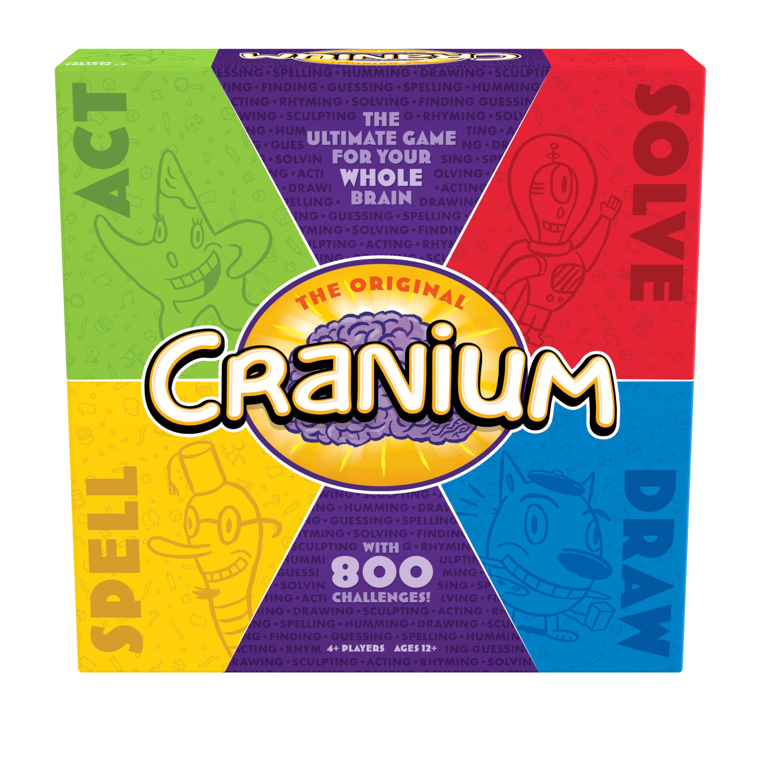 Foto 2 pulgar | Juego De Mesa Goliath Cranium Classic Para Más De 12 Años - 4 Jugadores - Venta Internacional.
