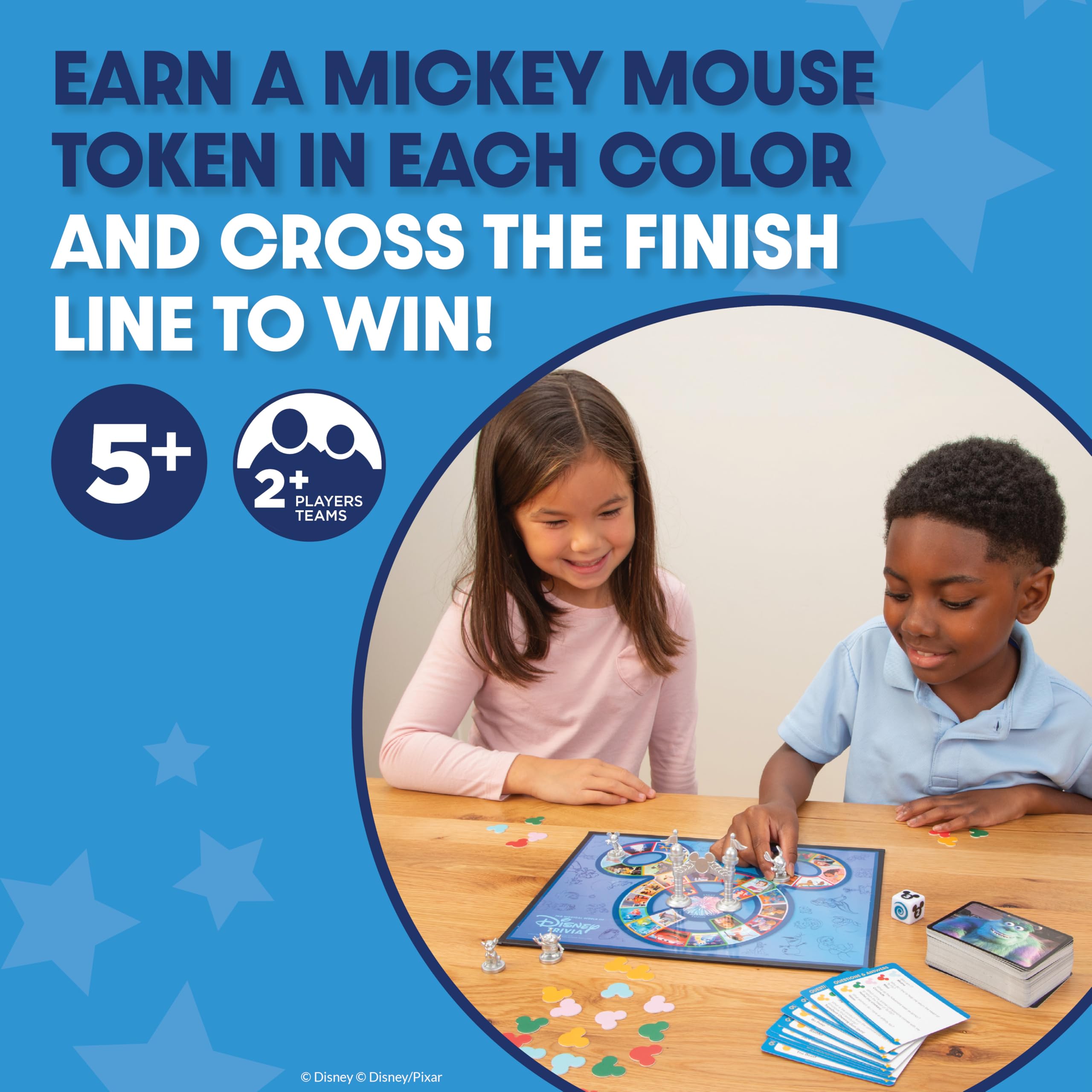 Foto 4 pulgar | Juego De Mesa Playmonster The Magical World Of Kids Disney Trivia - Venta Internacional.