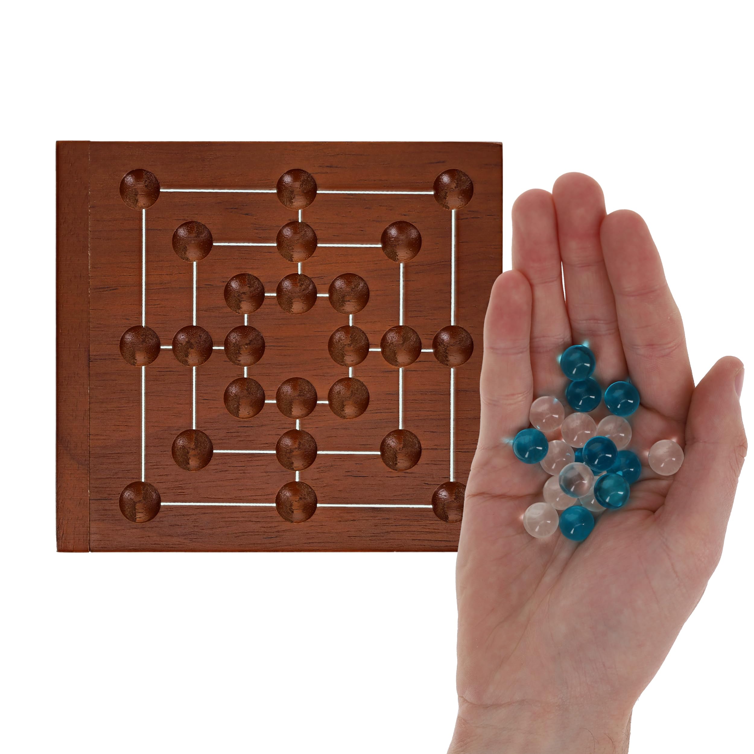 Foto 4 pulgar | Juego De Mesa We Games Nine Morris Travel Size Para Hombre - Venta Internacional.
