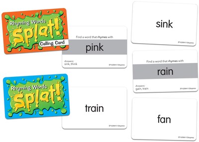 Foto 2 | Recursos Creados Por El Profesor Del Juego Rhyming Words Splat - Venta Internacional.