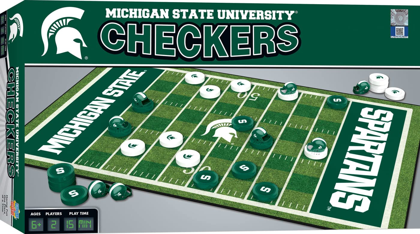Foto 1 | Juego De Mesa Damas Masterpieces Ncaa Michigan State - Venta Internacional.