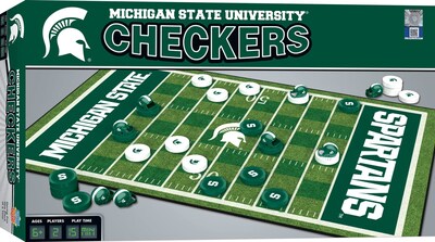 Foto 1 | Juego De Mesa Damas Masterpieces Ncaa Michigan State - Venta Internacional.