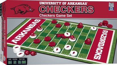 Foto 1 | Juego De Mesa Masterpieces Ncaa Arkansas Razorbacks Checkers - Venta Internacional.