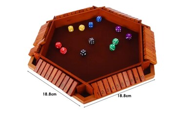 Foto 2 | Xtellar Nuevo Juego De Mesa Shut The Box En Madera De Lujo Para Fiestas Y Reuniones