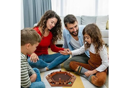 Foto 3 | Xtellar Nuevo Juego De Mesa Shut The Box En Madera De Lujo Para Fiestas Y Reuniones
