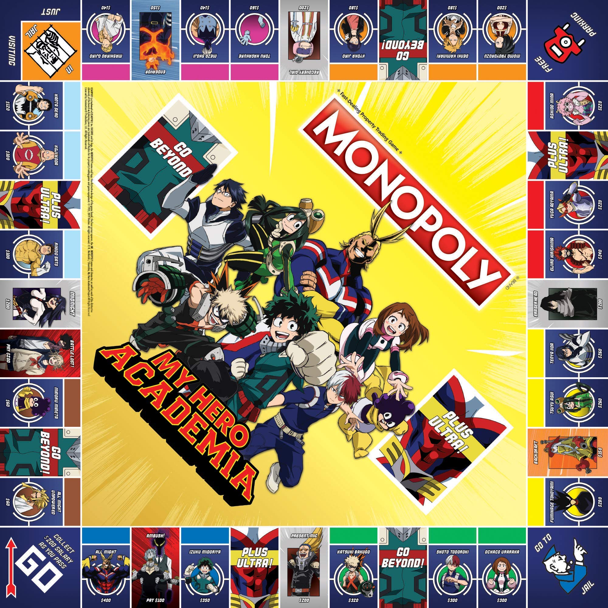 Foto 5 pulgar | Juego De Mesa Usaopoly Monopoly My Hero Academia Anime Show - Venta Internacional.