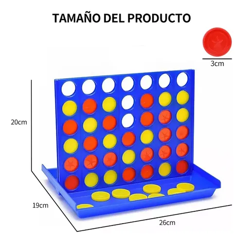 Foto 4 pulgar | Juego De Mesa Xtellar  Oficial Clásico Conecta 4
