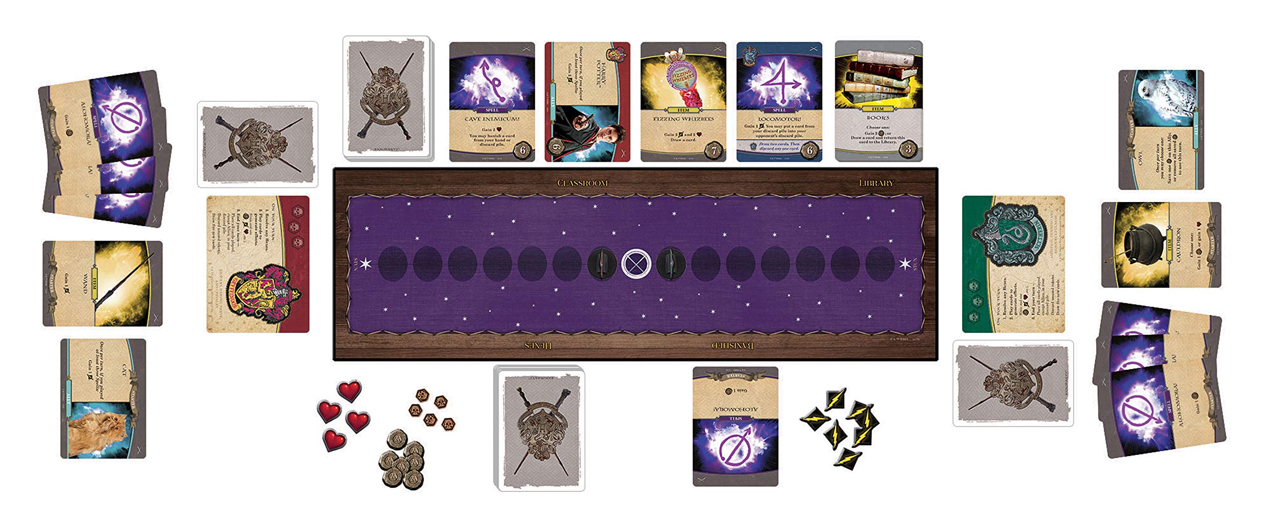 Foto 4 pulgar | Juego De Mesa Usaopoly Harry Potter Hogwarts Battle Defence - Venta Internacional.