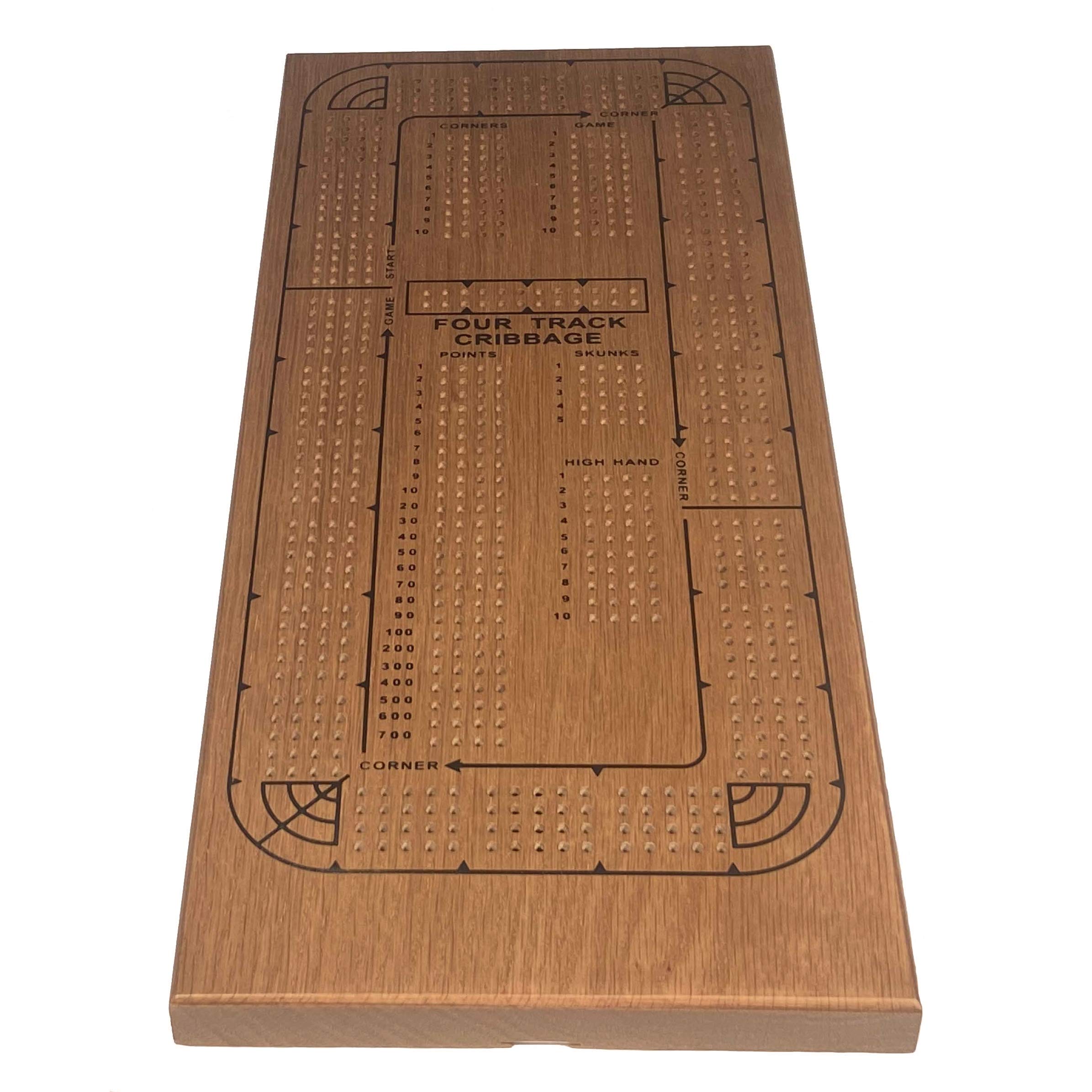 Foto 1 | Juego De Mesa Cribbage We Games  Tamaño Grande  Madera De Nogal  42 Cm - Venta Internacional.