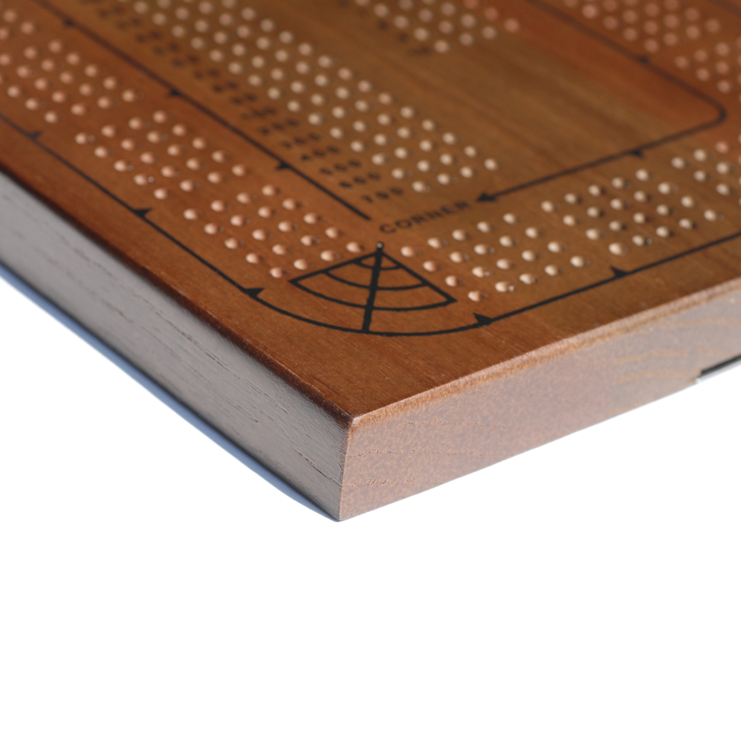 Foto 3 | Juego De Mesa Cribbage We Games  Tamaño Grande  Madera De Nogal  42 Cm - Venta Internacional.