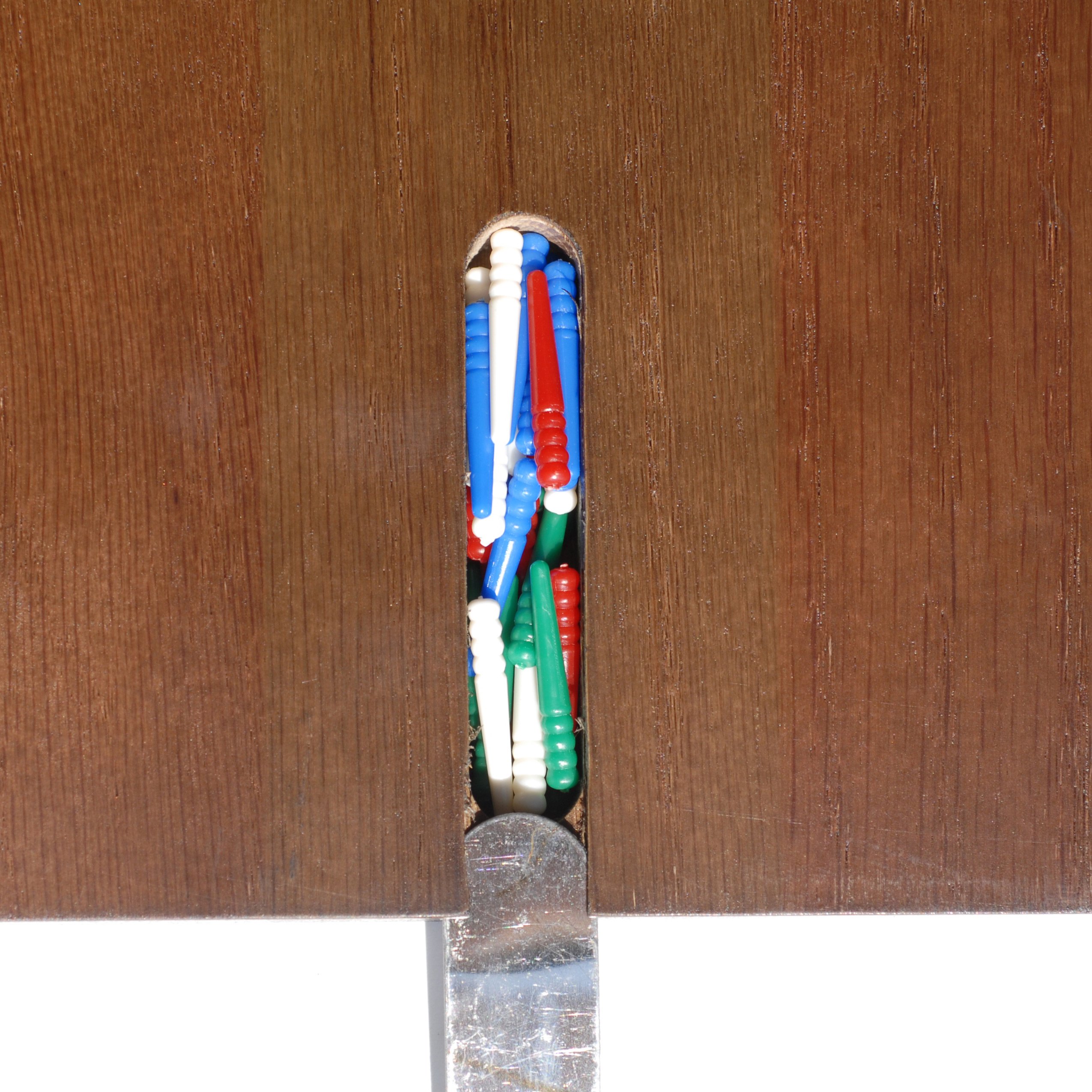 Foto 4 | Juego De Mesa Cribbage We Games  Tamaño Grande  Madera De Nogal  42 Cm - Venta Internacional.