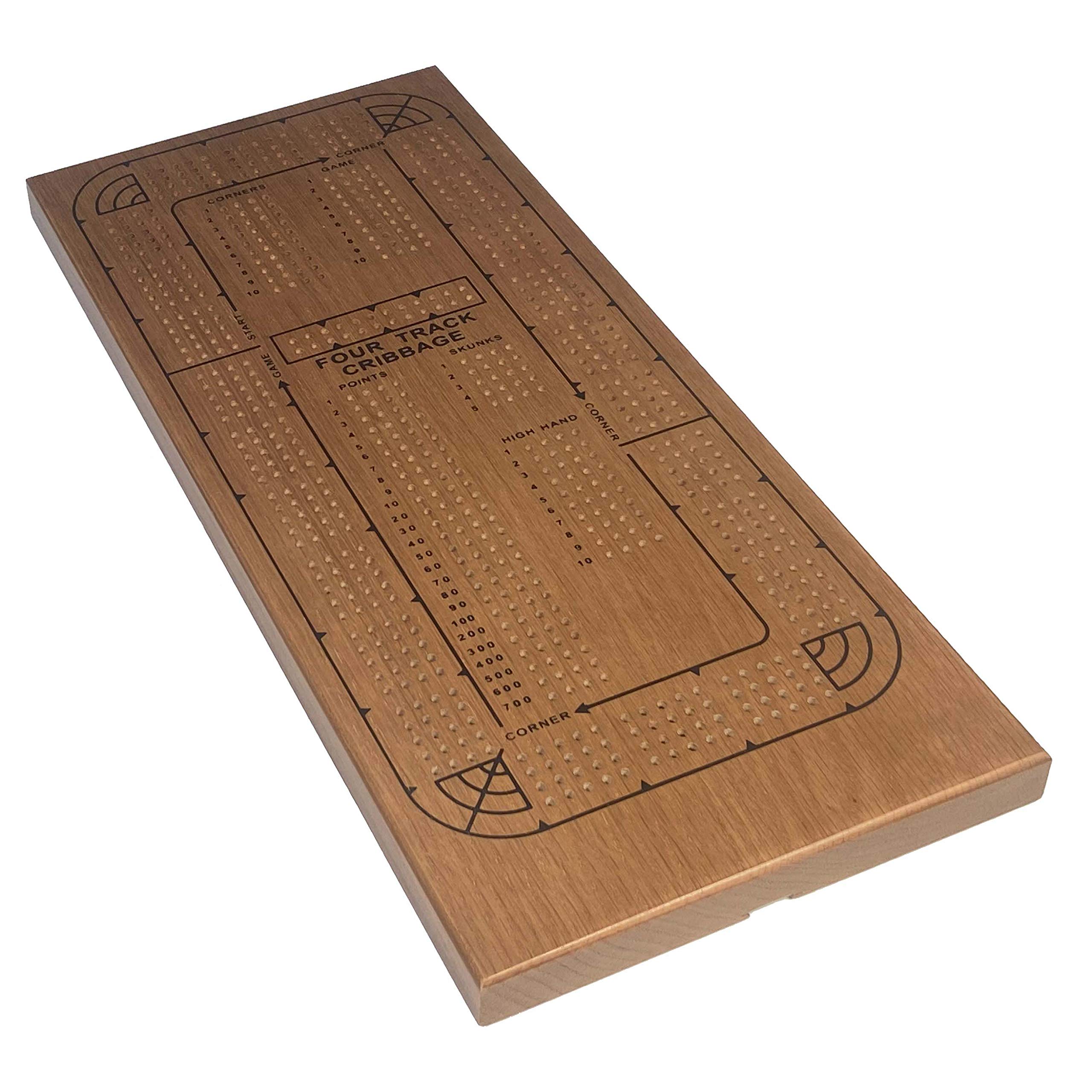 Foto 6 pulgar | Juego De Mesa Cribbage We Games  Tamaño Grande  Madera De Nogal  42 Cm - Venta Internacional.