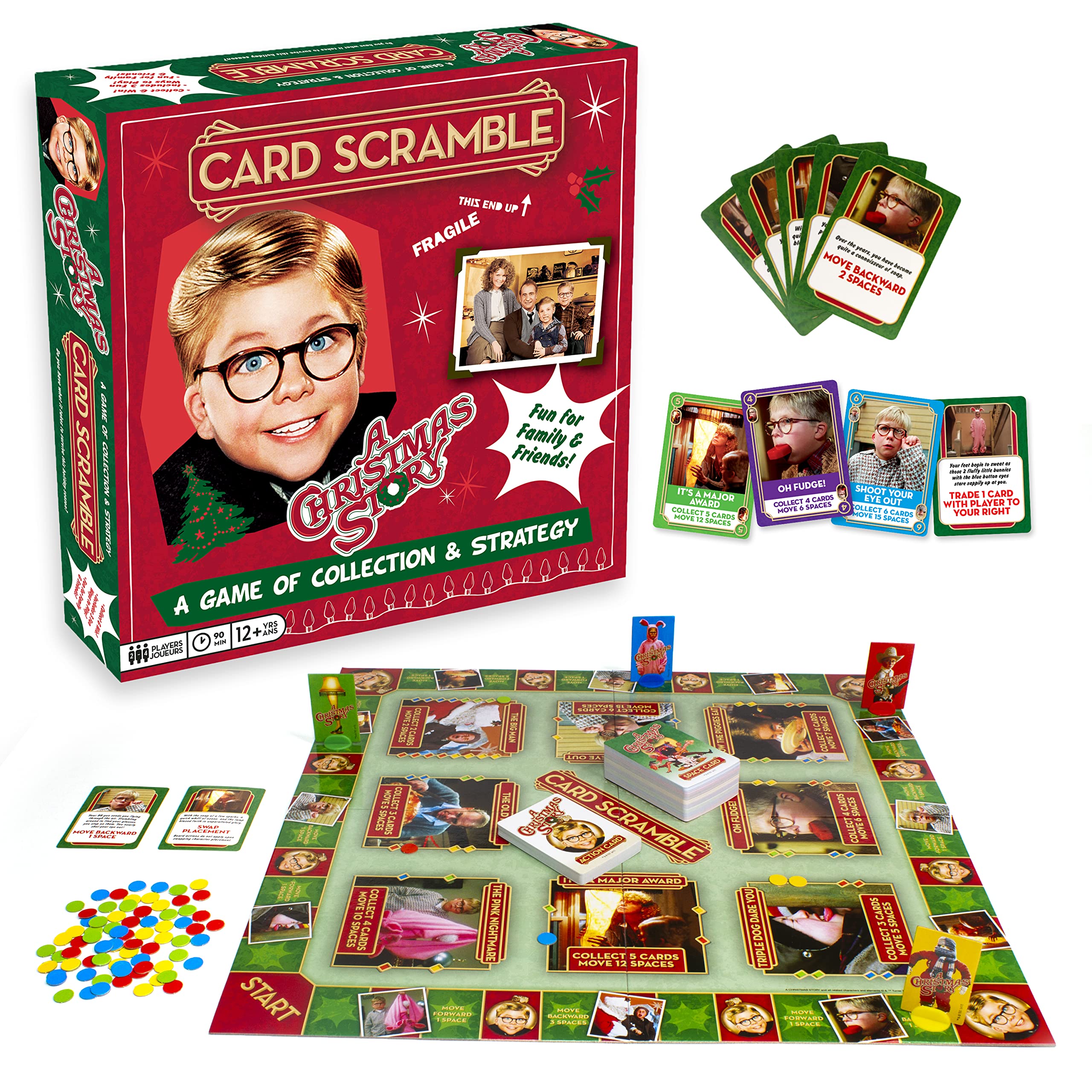 Foto 1 | Juego De Mesa Aquarius A Christmas Story Card Scramble - Venta Internacional.