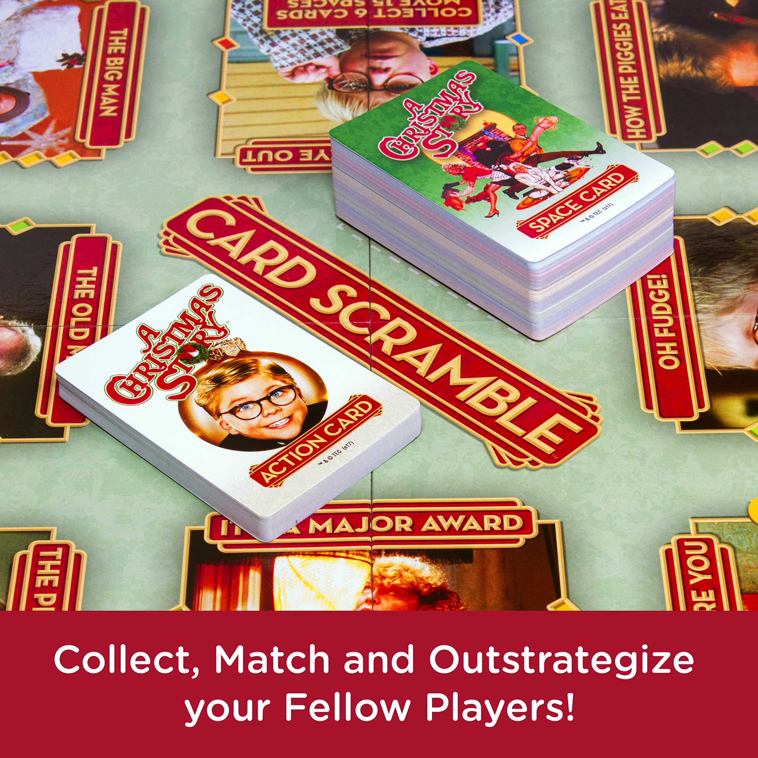 Foto 5 pulgar | Juego De Mesa Aquarius A Christmas Story Card Scramble - Venta Internacional.
