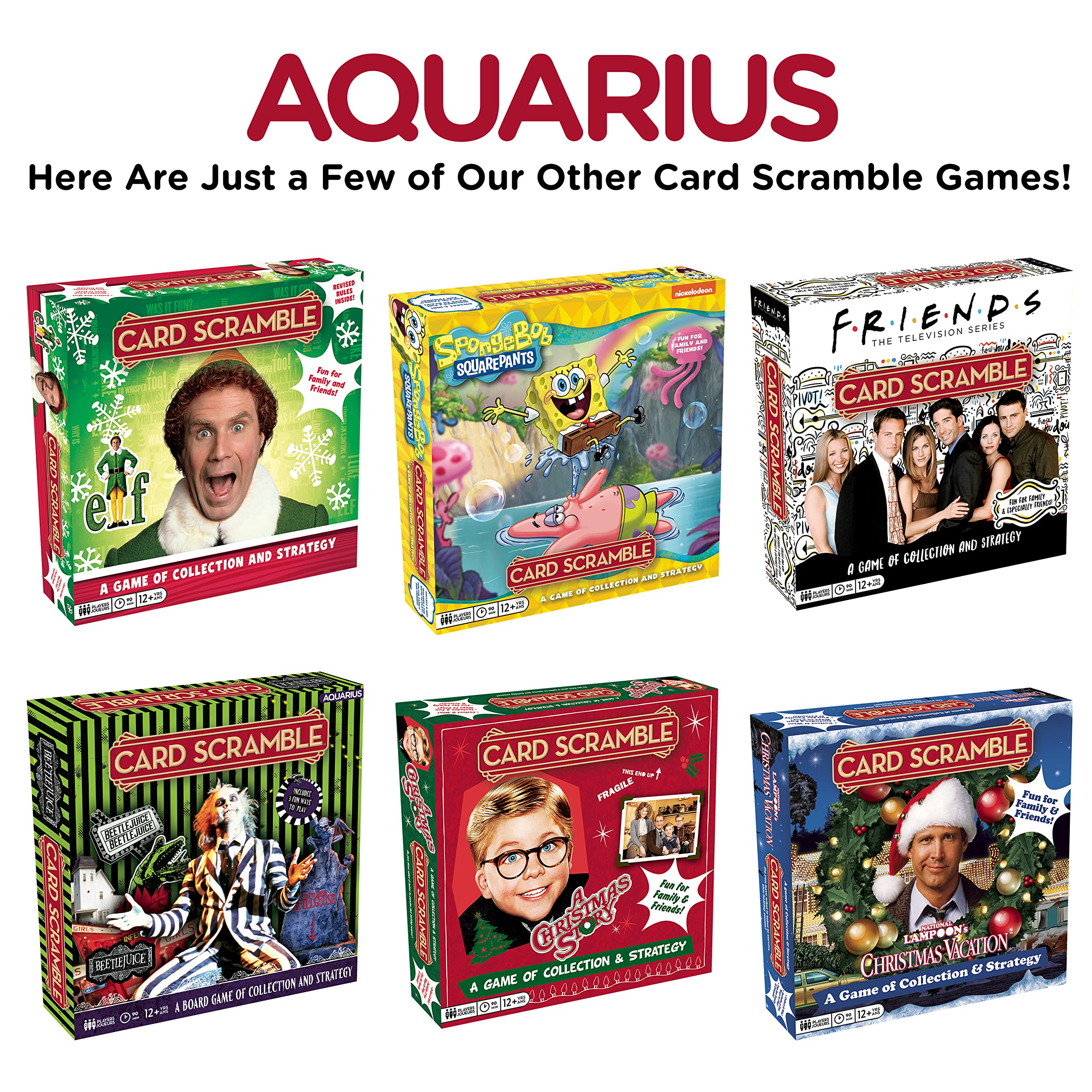 Foto 6 pulgar | Juego De Mesa Aquarius A Christmas Story Card Scramble - Venta Internacional.