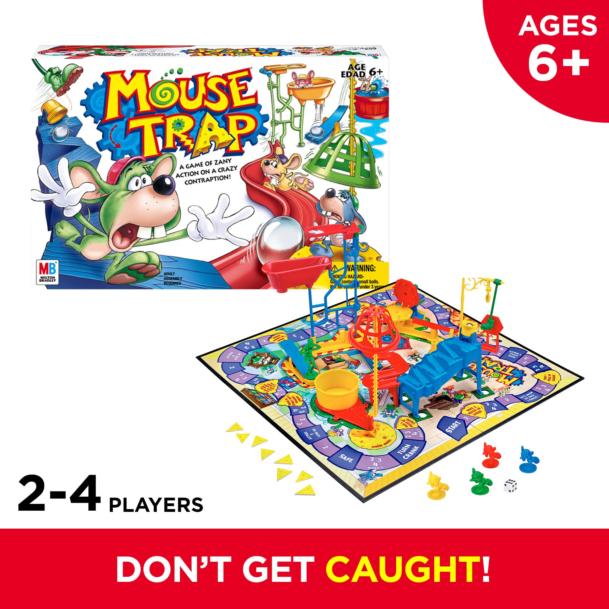 Foto 2 | Juego De Mesa Hasbro Gaming Mouse Trap Kids 6+ Years - Venta Internacional.