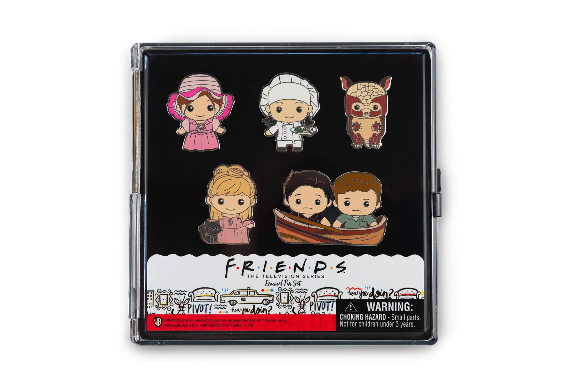 Foto 2 pulgar | Set De Alfileres Esmaltados Con Monograma Sdcc 2020 Toynk Exclusive Friends - Venta Internacional.