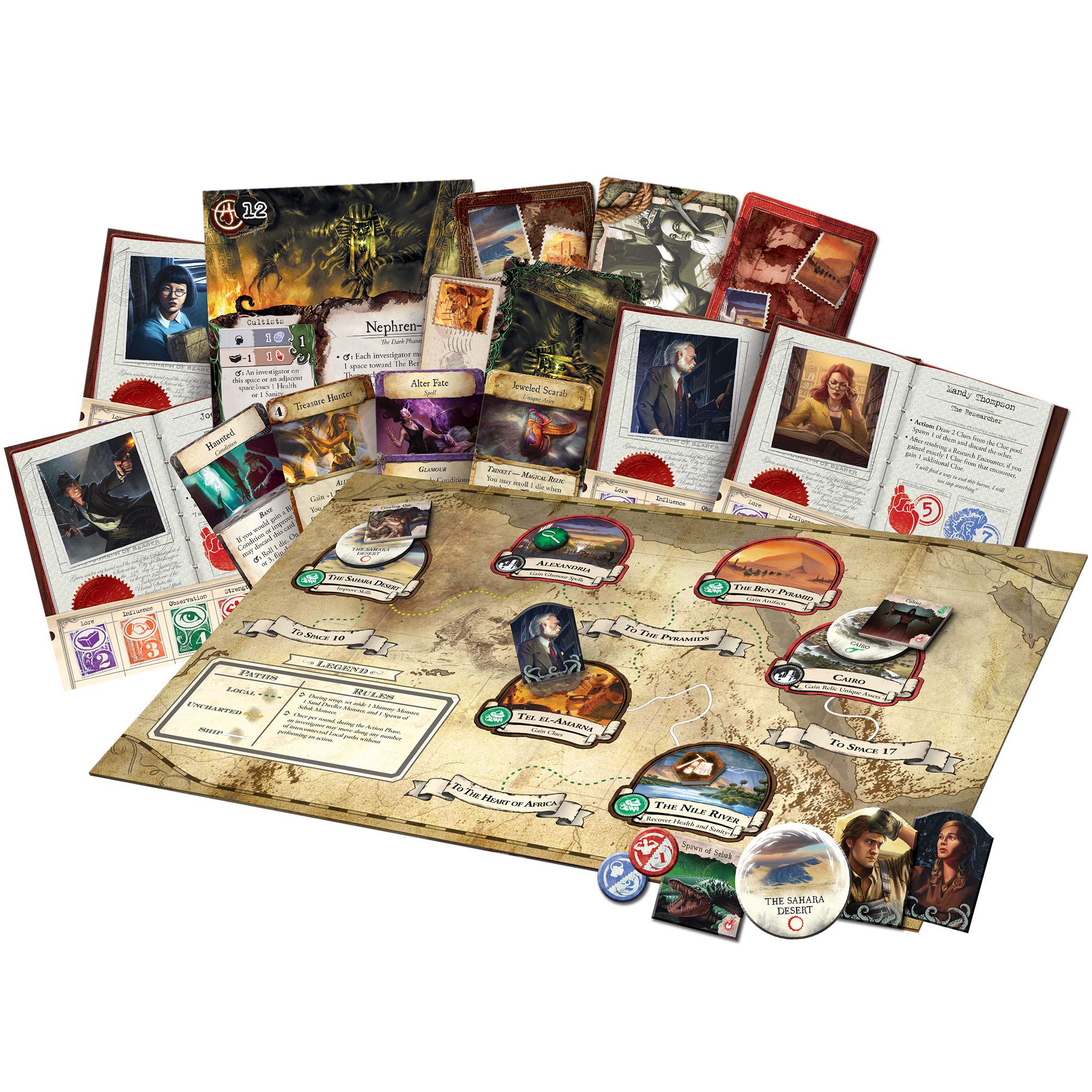 Foto 4 pulgar | Expansión De Juegos De Mesa Eldritch Horror Under The Pyramids - Venta Internacional.