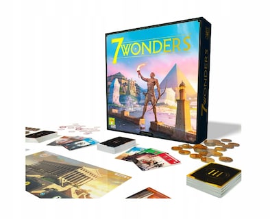 Foto 3 | Juego De Mesa Asmodee 7 Wonders Strategy Para 2 A 7 Jugadores De Más De 10 Años - Venta Internacional.