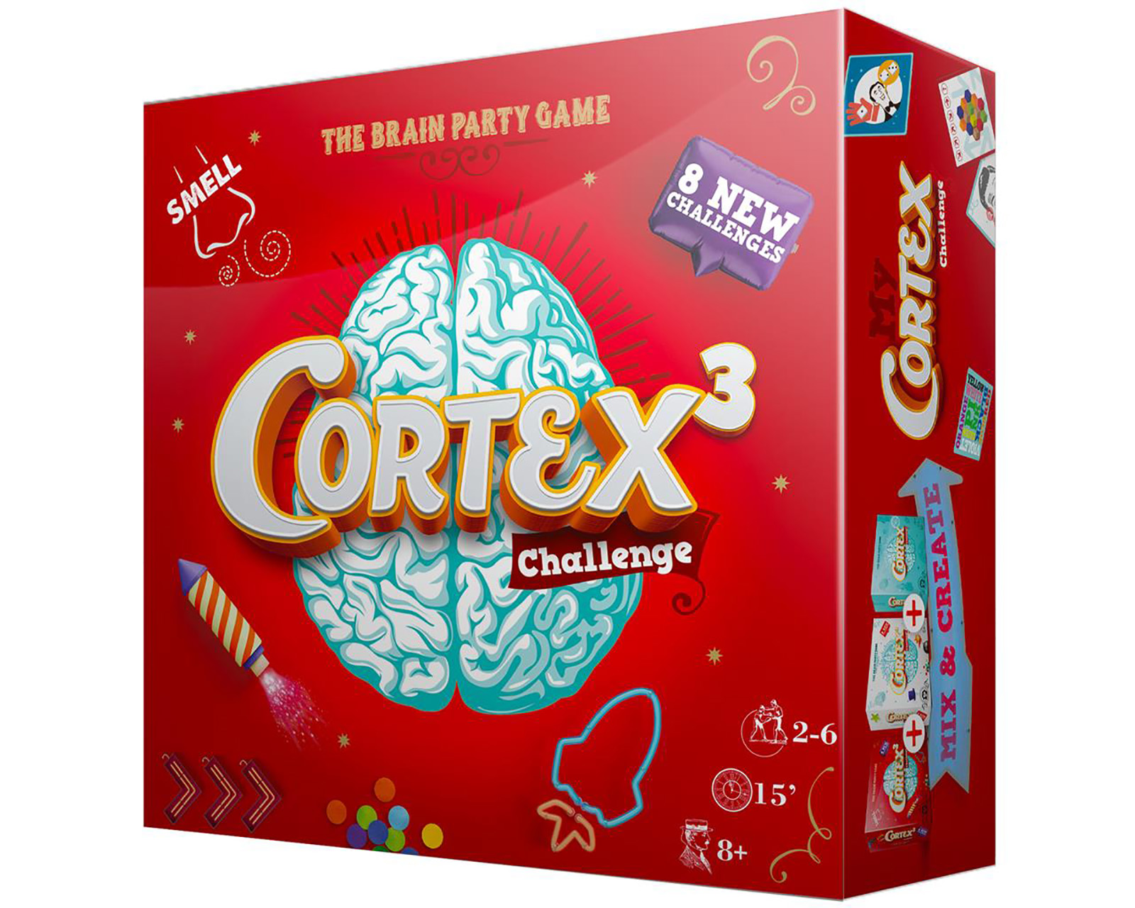 Juego de Mesa Cortex 3 Challenge color Rojo Asmodee