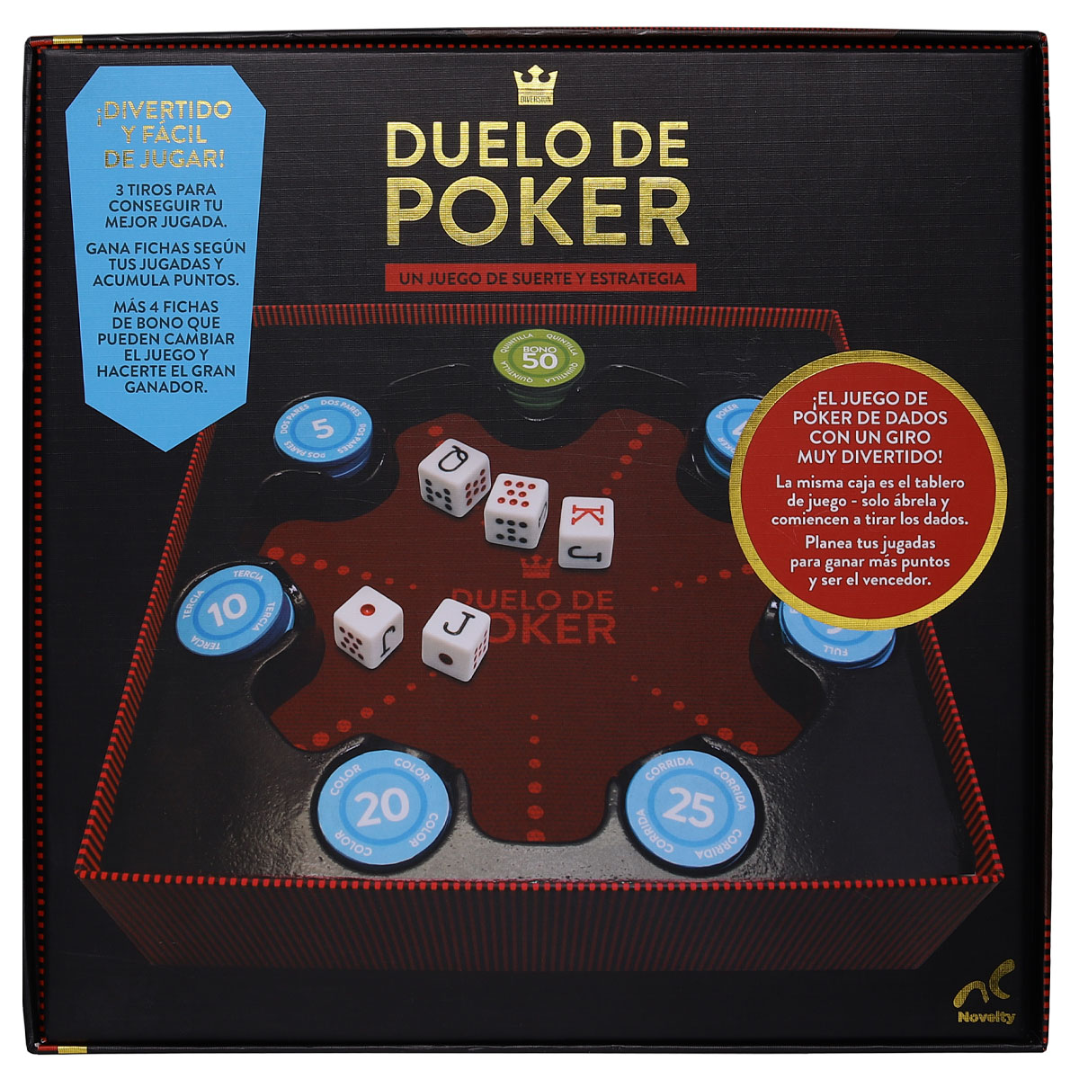 Foto 4 pulgar | Juego de Mesa Duelo de Póker