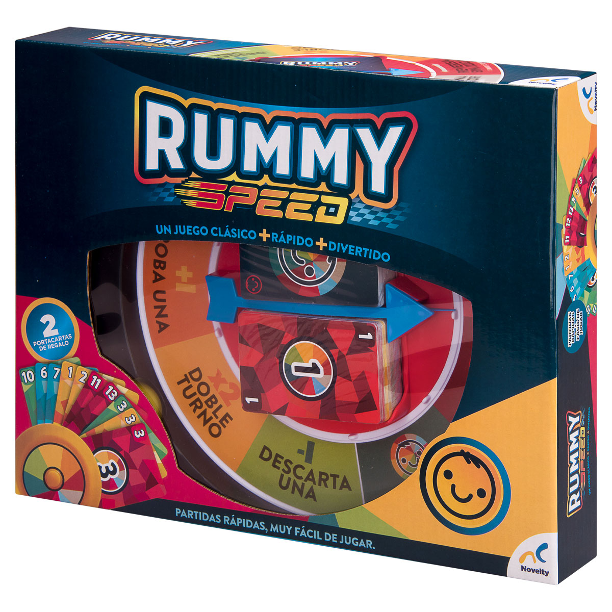 Foto 2 pulgar | Juego de Cartas Rummy Speed Novelty
