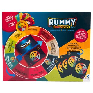 Foto 7 | Juego de Cartas Rummy Speed Novelty