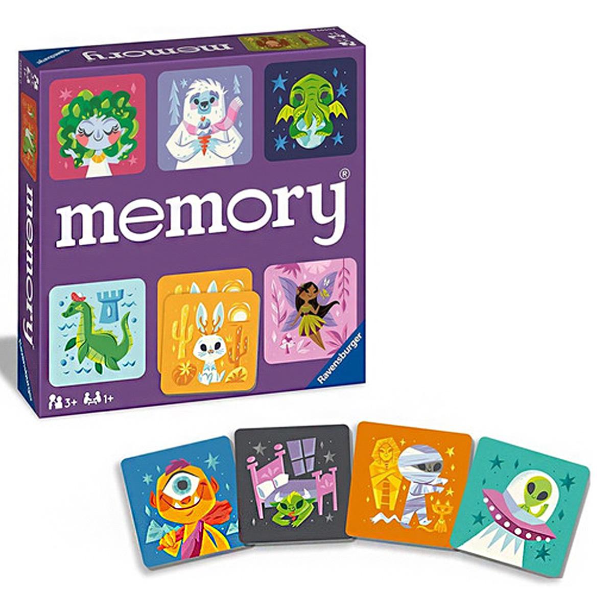 Foto 2 pulgar | Juego de Memoria Infantil Ravensburger Monstruos Graciosos con 48 Cartas