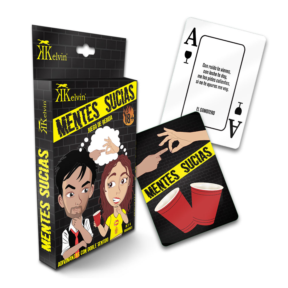 Juego de Cartas Kelvin - Mentes Sucias