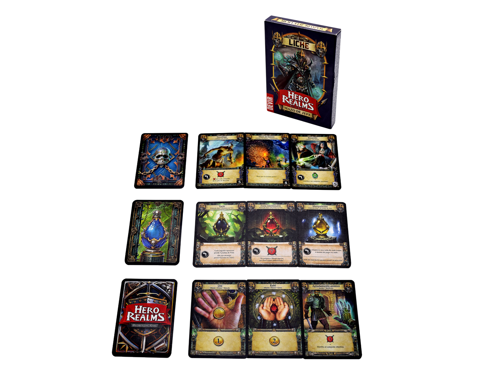 Foto 3 pulgar | Hero Realms Virtual Zone Expansión Mazo De Jefe Liche