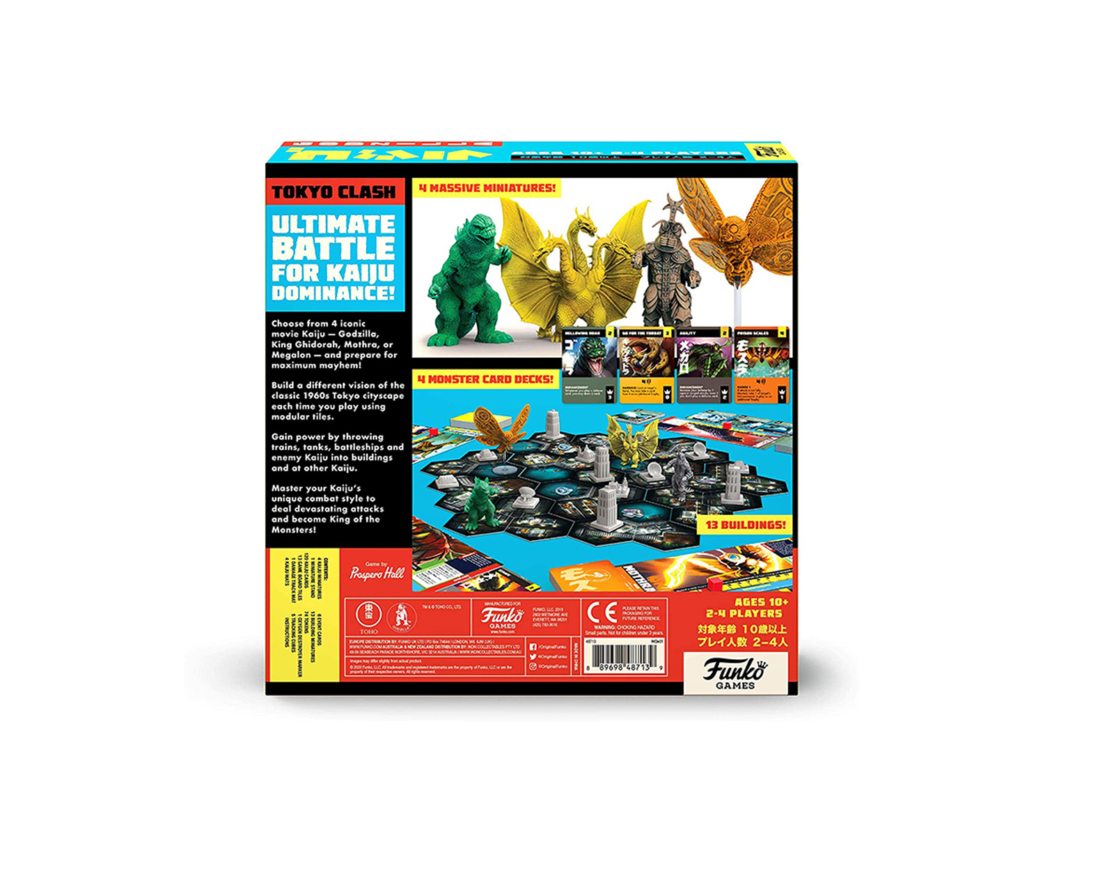 Foto 2 | Figura Funko Godzilla Tokio Clash Juego de Estrategia Games