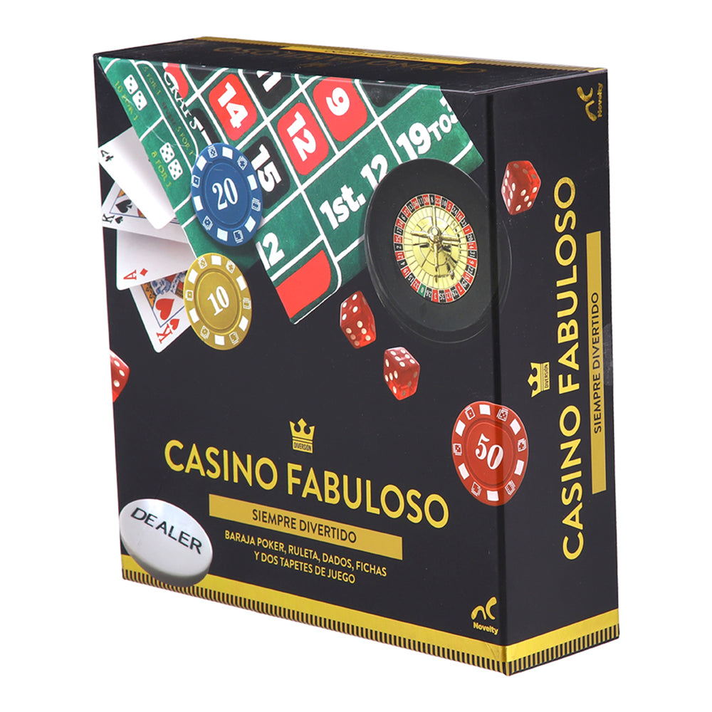 Foto 6 pulgar | Fabuloso Casino Póker Ruleta Novelty