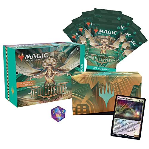 Foto 2 pulgar | Venta Internacional - Magia: The Gathering Streets Of New Capenna Bundle | 8 Boosters Set + Accesorios