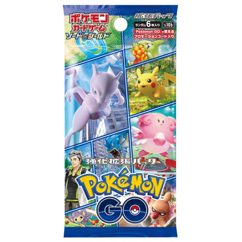 Venta Internacional - (1 Paquete) Juego De Cartas De Pokémon Japonés Go S10b Booster Pack (6 Cartas Encerradas