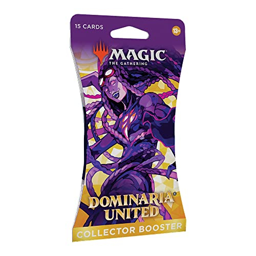 Venta Internacional - Magia: The Gathering Dominaria United Collector Booster | 15 Cartas Mágicas