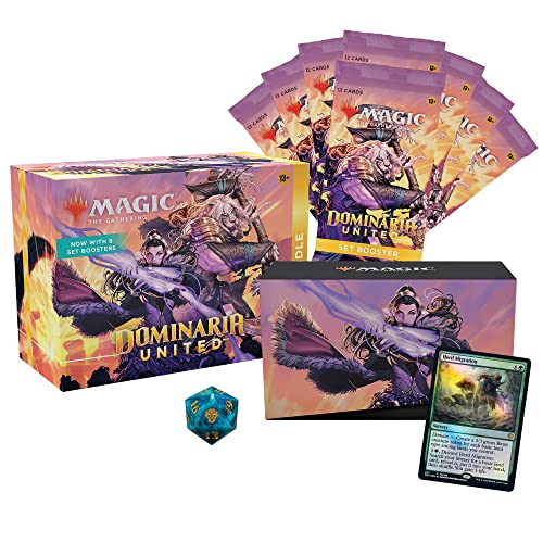 Venta Internacional - Magia: El Paquete De Dominaria United De Gathering | 8 Boosters Set + Accesorios