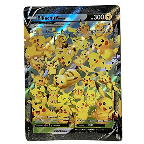 Venta Internacional - Pikachu V -union ** Jumbo ** Tarjeta De Pokémon Promocional - Celebraciones