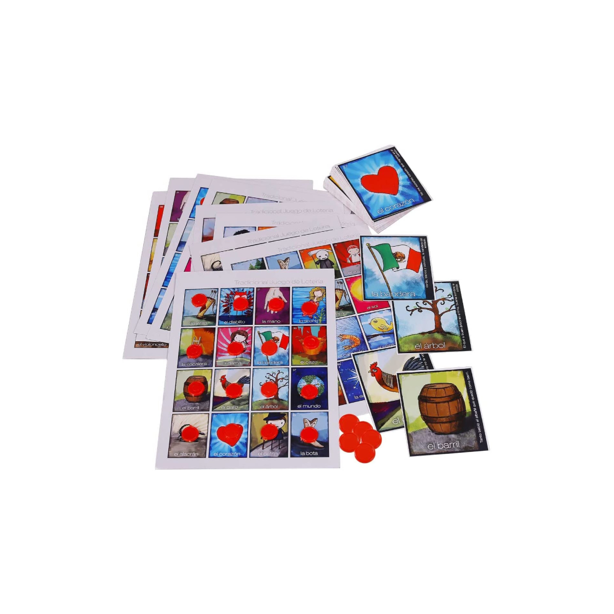 Foto 4 pulgar | Lotería Tradicional Novelty D-001 Multicolor