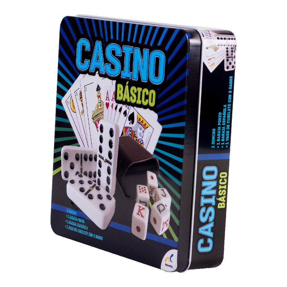 Foto 5 | Novelty D-587 Casino Basico, Caja Metalica