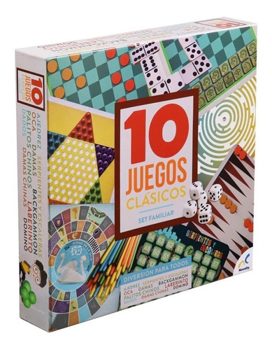 Foto 2 pulgar | Set Multi Juegos 10 en 1 Clásicos Jca-865 Novelty