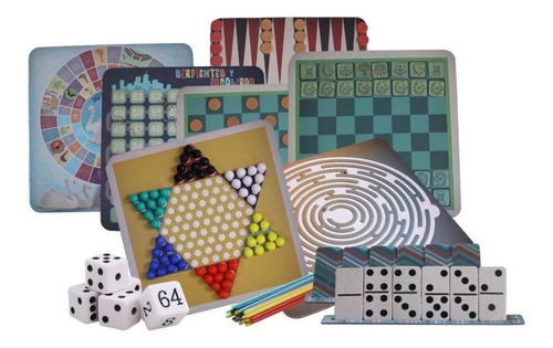 Foto 3 pulgar | Set Multi Juegos 10 en 1 Clásicos Jca-865 Novelty