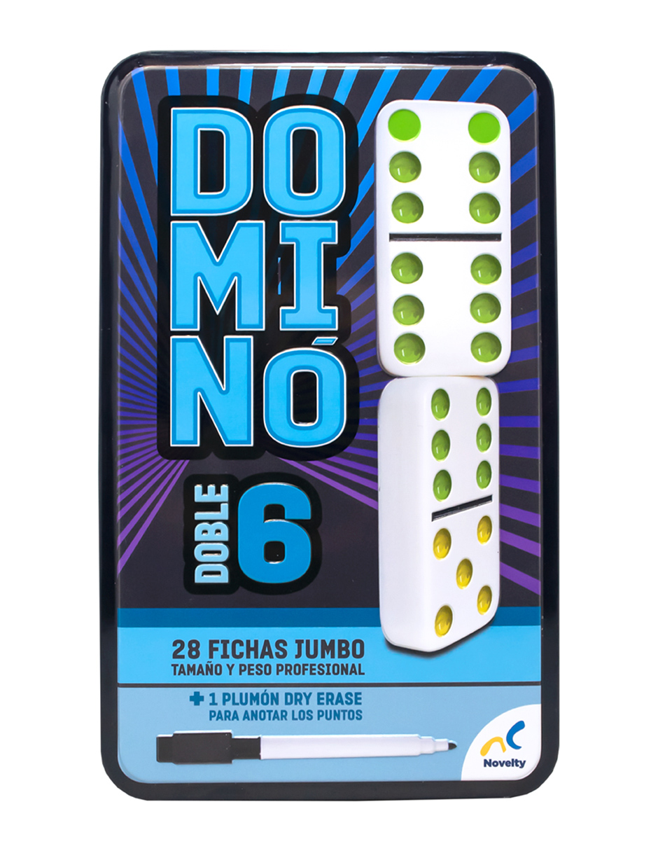 Foto 4 pulgar | Domino Doble 6 D-581 Novelty